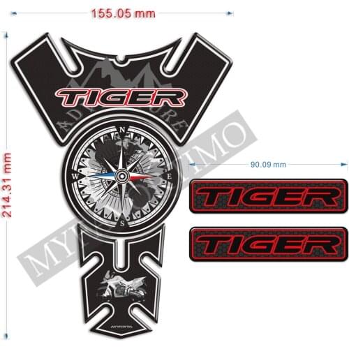 For Triumph TIGER 800 900 1200 1050 Trunk Luggage Cases Adventure Protector Fairing Windshield Logo Stickers Tank Pad