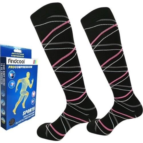 Findcool Compression Running Socks Women Cycling Socks Men Hiking Socks Yoga Socks