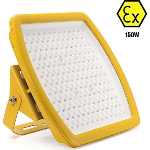 IECEX ATEX UL anti explosive led floodlight 150W AC110v 220v 230v 240v class I zone 1 150W explosion proof led flood light
