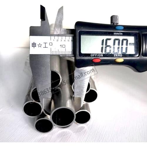 Metal Tube Stainless Steel Pipe 304 Outer Diameter OD 16mm ID13mm 12mm Precise Needle Pipes Connector Length 500mm