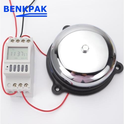 Micro computerized ringer controller school bell timer switch with bell