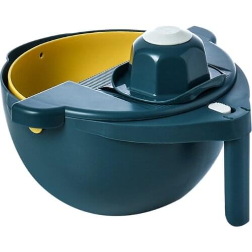 Multifunctional Bowl Shape Kitchen Grater Cutter Potato Vegetable Slicer Strong