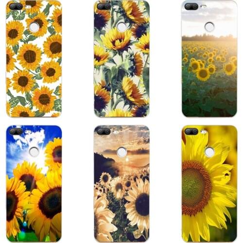 101H Sunflower Day Soft Silicone Tpu Cover phone Case for huawei Honor 9 Lite 10 p 9 10 lite
