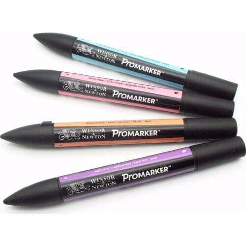 Winsor & Newton Promarker Twin Hard Tip Graphic Marker Pen Set