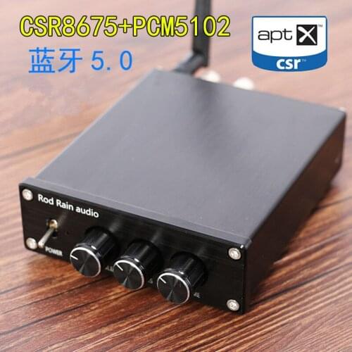 NEW HiFi TPA3116 100W+100W + Bluetooth CS8675 5.0 + PCM5102 DAC decoder APTX HD 2.0 Stereo Digital Power Amplifier
