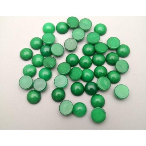 Charm fashion good quality Malay jades natural Stone 10MM round cabochon Necklace Earring Ring 50Pcs/lot wholesale