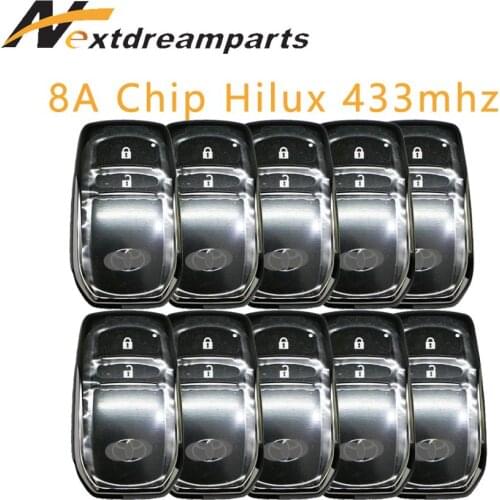 Genuine Car Key for Toyota Hilux 433mhz 2 buttons FCCID BM1EW 89904-0K051