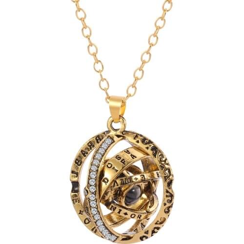 Astronomical Ball Romance Zircon 100 Languages Necklace I love you Projection Necklace For Women Girl Wedding Appointment Gifts