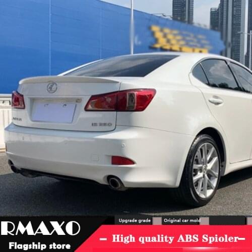 For Lexus IS250 Spoiler 2006-2012 Lexus IS300 IS350 YCk Spoiler ABS plastic Material Car Rear Wing Color Rear Spoiler