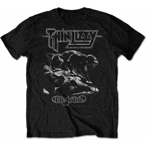 Thin Lizzy Nightlife BW Official Tee T-Shirt Mens Unisex