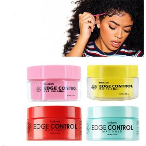 Sideburn hair wax without leaving white and broken hair finishing cream