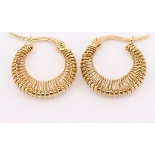 Light pendientes de hadas aretes de mujer modernos 2021 gold silver color 3.6g European and American fashion jewelry LH1006