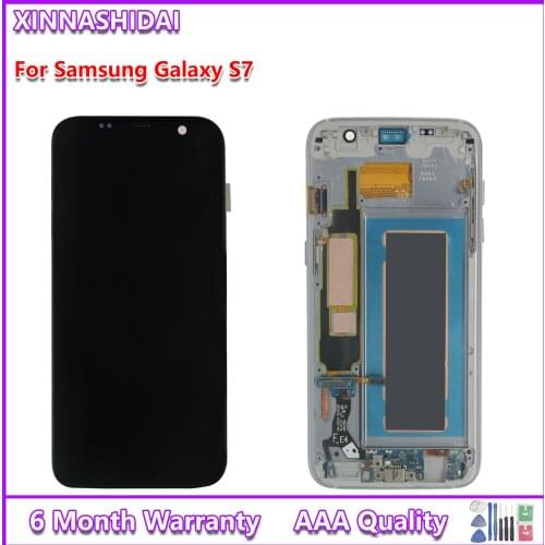 LCD Screen For SAMSUNG Galaxy S7 edge G935 G935F G935FW Display Touch Screen Digitizer Assembly For Samsung S7 edge LCD