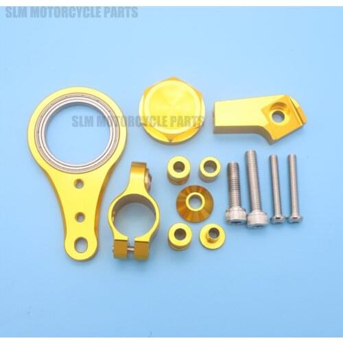 ZX-6R CNC Motorcycle Steering Stabilize Damper Bracket Mount For Kawasaki ZX6R 2005 2006