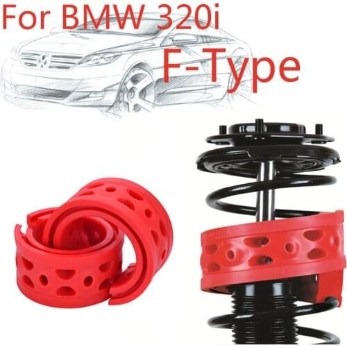 Jinke 1pair Size-F Rear Shock SEBS Bumper Power Cushion Absorber Spring Buffer For BMW 320i