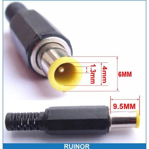 10pcs 9.5mm x 6 x 4 x 1.3mm DC Power Plug for Notebook