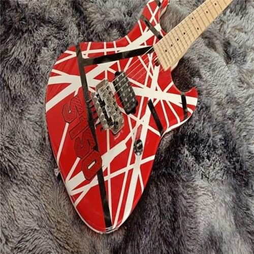2021!High quality guitar factory!Electric guitar, striped 5150 eddie van halen tribute guitar, quality guitars