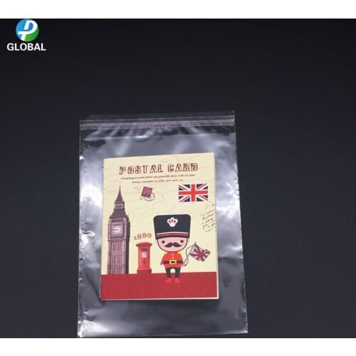 5000pcs 14*20cm reusable Transparent clothing Gifts grocery Packaging Opp poly Bag pouch clear Self-adhesive Sealing Plastic Bag