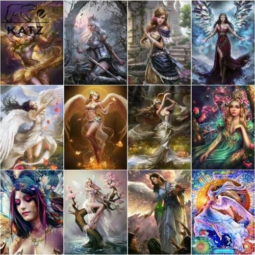 Athena Goddess Diamond Painting Character Portrait Embroidery Crossing Diy Diamond Mosaic Art Gift Cross Stitch Home Decoration