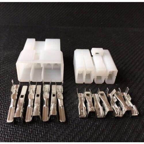 20 Sets Motorcycle Wire Harness 7 Pin Male Female Auto Connector