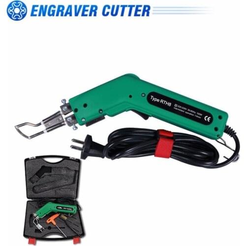 100W Thermal Cutter Electric Hot Heating Knife Cutter, Rope Hot Knife Cutter Tool,Non-Woven Fabric Rope Curtain Heating Knife