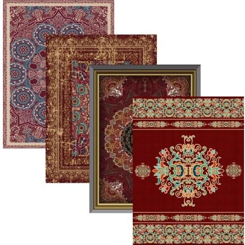 American Flower Pattern Living Room Area Rug Bedroom Home Decoration Design 140x200cm Carpet Living Room Sofa Floor Mat