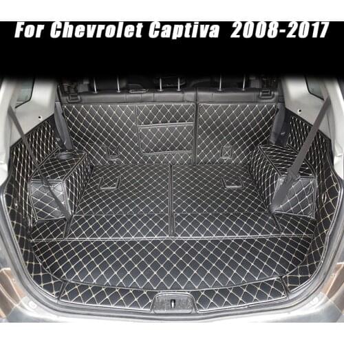 For Chevrolet Captiva 2008-2017 Car Boot Mat Rear Trunk Liner Cargo Floor Carpet Tray Protector Accessories Dog Pet Covers