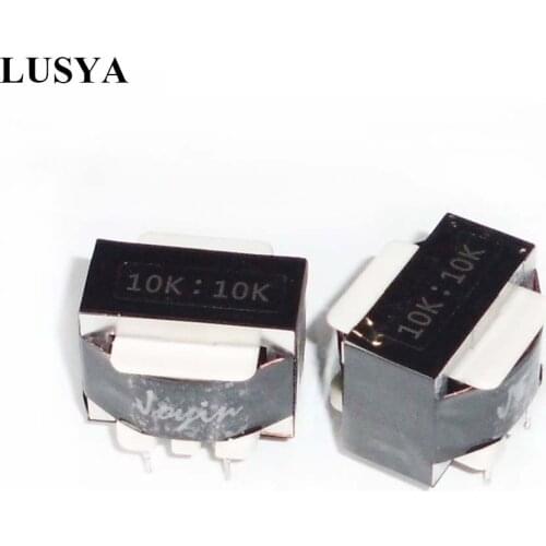 Lusya R3 10K:10K permalloy audio transformer preamp input cattle single end turn to balance signal isolation T0918
