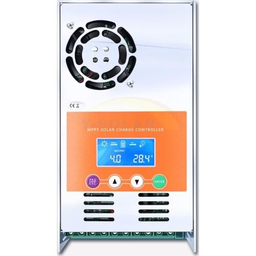 MPPT 60A LCD Display Solar Charge Controller 12V 24V 36V 48V Auto Solar Panel Battery Charge Regulator for Max 190V DC Input