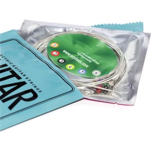 Electric Guitar Strings 6 String Set Orphee Metal Hexagonal Carbon Steel RX Series Practiced for Guitar Parts Musical Instrument