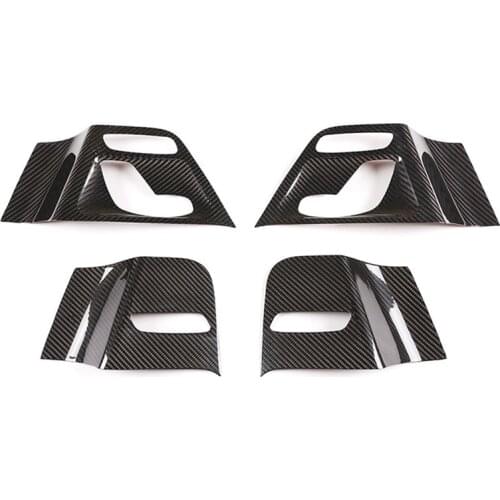 Car Real Carbon Front Seat Switch Adjustment Panel Sticker for Mercedes Benz G Class W463 2019-2020