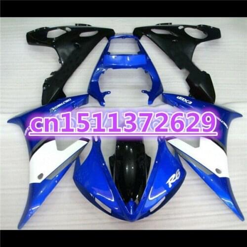 YZFR6 600 03-05 Fairing for YZF-R6 03 04 05 blue white black YZFR6 600 03-05 fairing kit YZF R6 2003 2004 2005-Dor D
