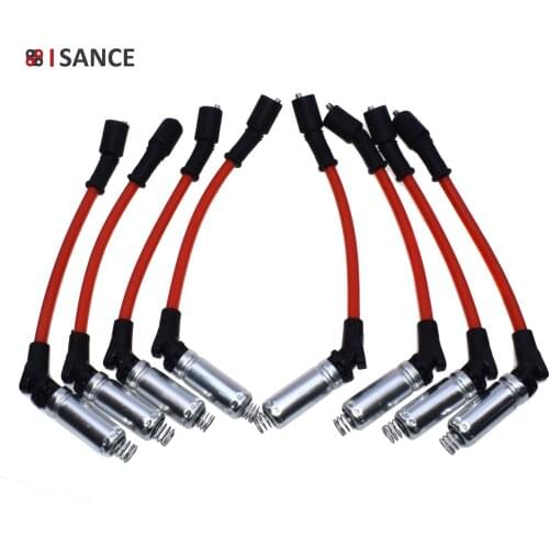 Spark Plug Ignition Wire High Performance 48322 For Chevrolet Buick Cadillac GMC Pontiac Hummer Saab Isuzu 6.0L 2001-2009