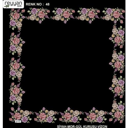 REYYAN SILK OYALIK WRITING (NEW QUALITY)-12967 - RENK-48