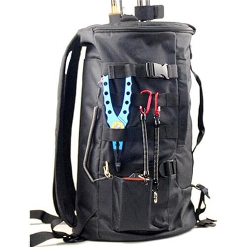 Fishing Bag Folding Cylindrical Large Capacity Fishing Tackle Backpack Tackle Storage Bags Travel Carry Bag
