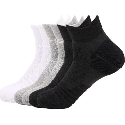 Super Elite 3 Pairs 6 Pairs/Lot Cycling Sport Running Socks Set Basketball Men Socks Football Soccer Hiking Bicycle Socks