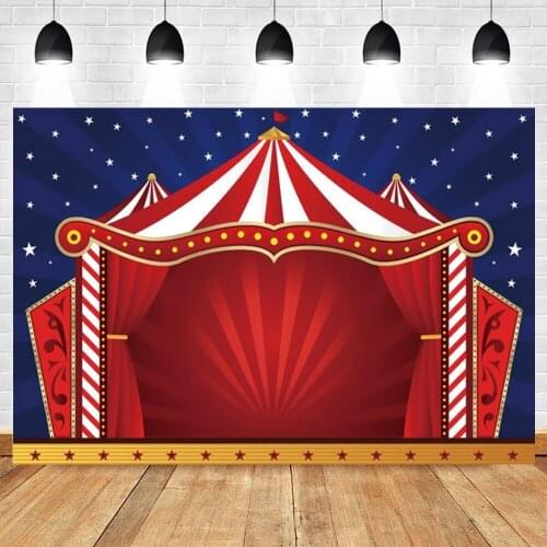 Yeele Circus Background Backdrop Vinyl Party Backdrops for Baby Birthday Decoration Custom Photographic Backgrounds Photo Shoot