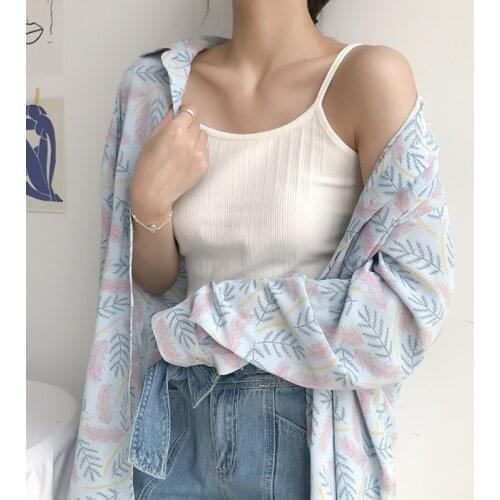 Female Spring and Summer Streetwear Sleeveless Tops Womens Casual Strap Camisole Women Sexy Top