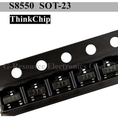 1000 pcs) S8550/MMBT8550 SOT-23 SMD PNP Signal transistor triode 200MA 500MA 800MA (Marking 2TY)