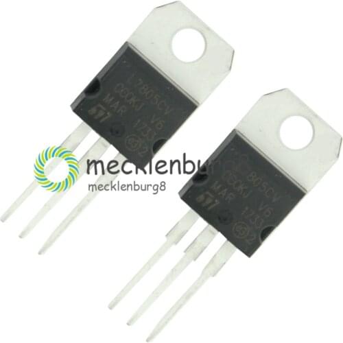 50PCS L7805CV L7805 7805 LM7805 Voltage Regulator 5V TO-220