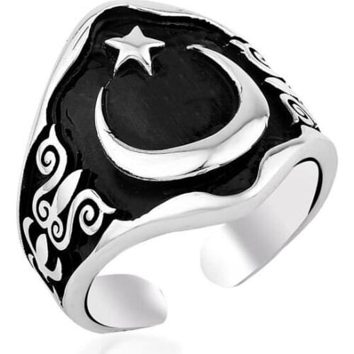 925 sterling Silver Ayılldız Model Ring
