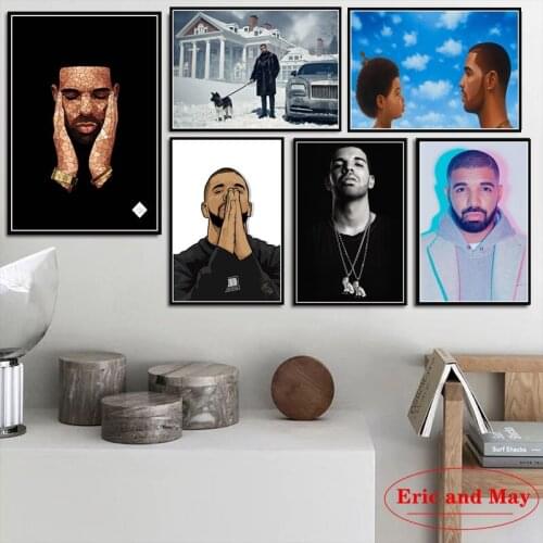 Drake Hip Hop Rap Music Album Rapper Star Singer Posters And Prints Canvas Painting Wall Art For Living Room Nordic Home Decor