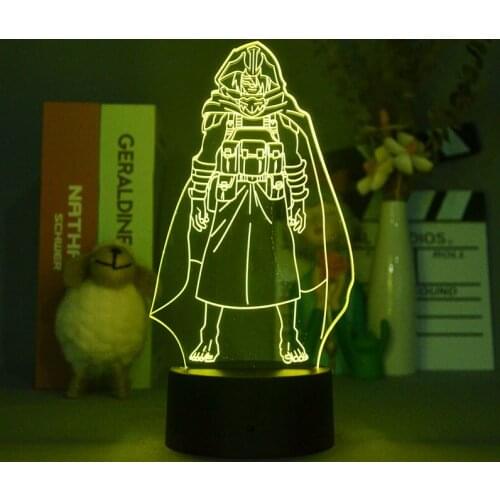 Anime 3D Night Light LED Nightlight Touch Switch Decor Lamp Amajiki Tamaki Smart Phone Control My Hero Academia Kids Fans Gift