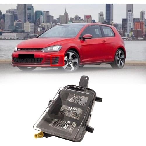 Car LED Front Fog Light DRL Fog Lamp For-Golf 7 A7 MK7 GTD 2013-2017 5G0941699 5G0941700