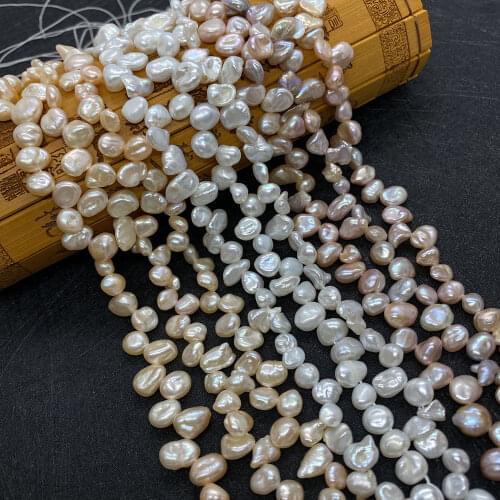 Natural Freshwater Pearl Irregular Bulk Jewelry Making DIY Garment Beads Jewelry Accessories Charm Bracelet 12mm 1 Strand
