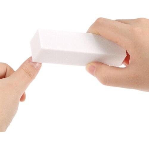 5Pcs/pack White Form Nail Buffers File UV Gel Nail Polish Nail Art Tool Manicure Pedicure Sanding Nail File Buffer Block