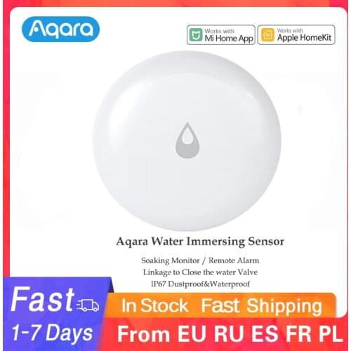 Aqara IP67 Water Immersion Sensor Flood Water Leak Detector for Home Remote Alarm Security Soaking Sensor By Mijia Apple homekit