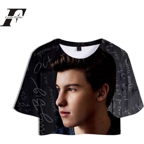 Kpop 3D Shwan Mendes T-shirt 3D women men Summer tshirt hit hop Tops Casual Harajuku Clothes streetwear Plus Size 2019