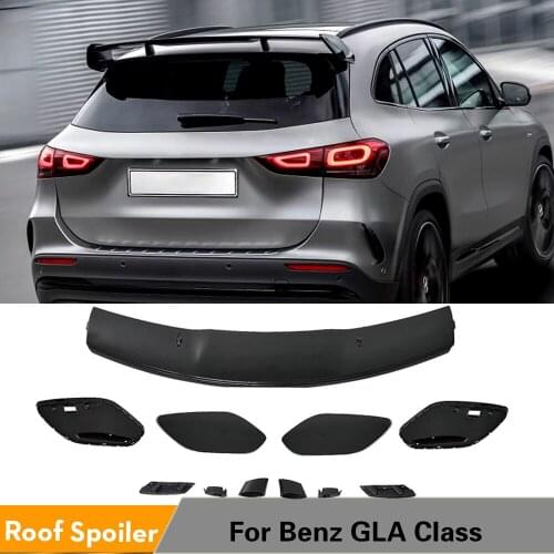 ABS Glossy Black Rear Roof Spoiler Lip for Mercedes-Benz GLA Class 2020 2021 Rear Roof Spoiler Window Lip Wing Lid
