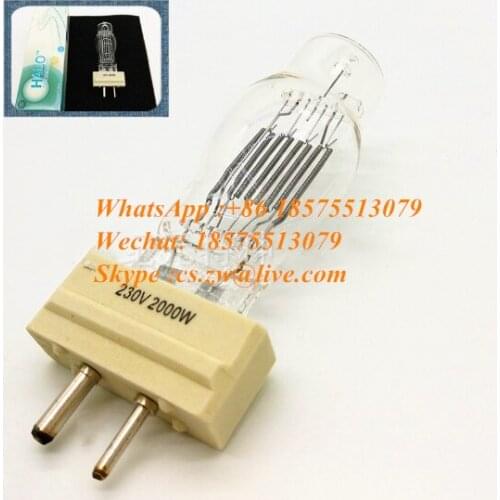 GY16 230V 240V 2000W Quartz Bulb Suez Canal Searchlight Bulb Marine Bulb